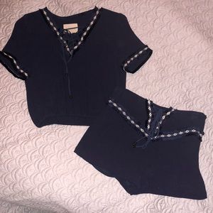 Boutique shirt and short set! Brand- Moon River